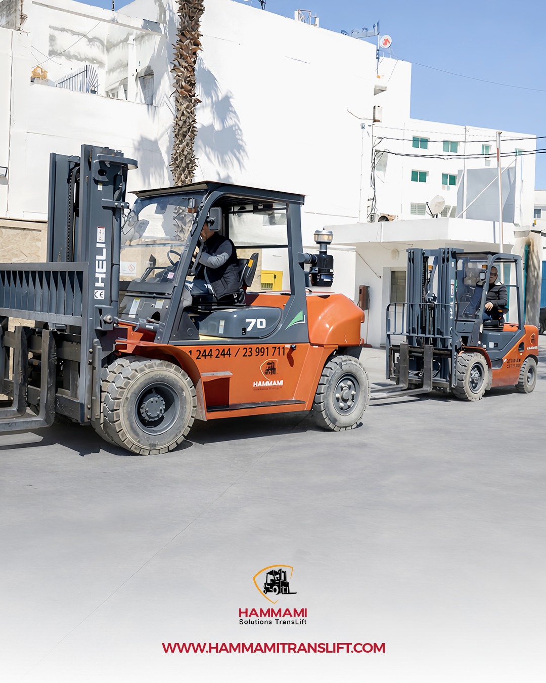 Chariot élévateur 7T Triplex Hammami Translift
